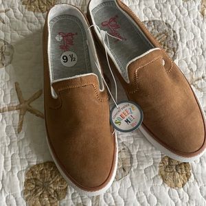 NWT Jelly Pops Mule Faux Suede Sneakers